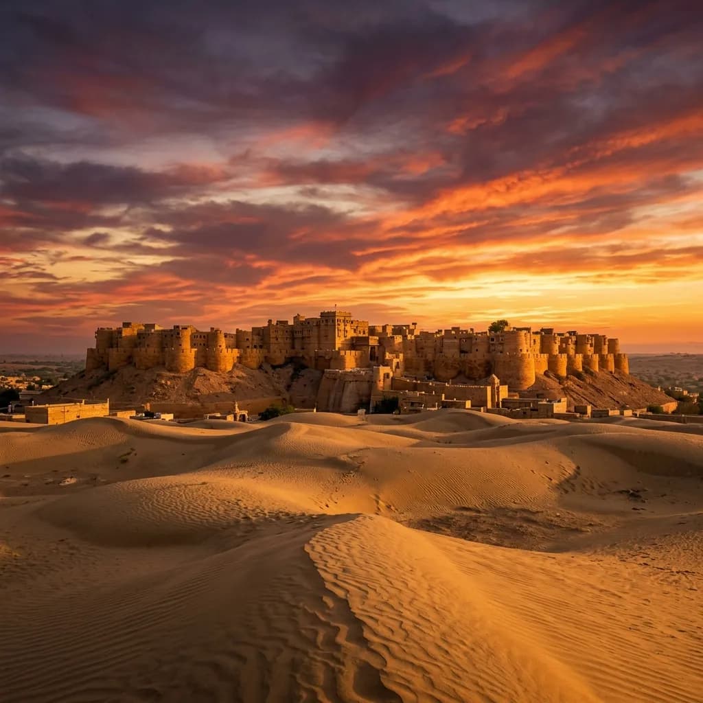 Best Anchor in Jaisalmer — The Golden Fort and Thar Desert