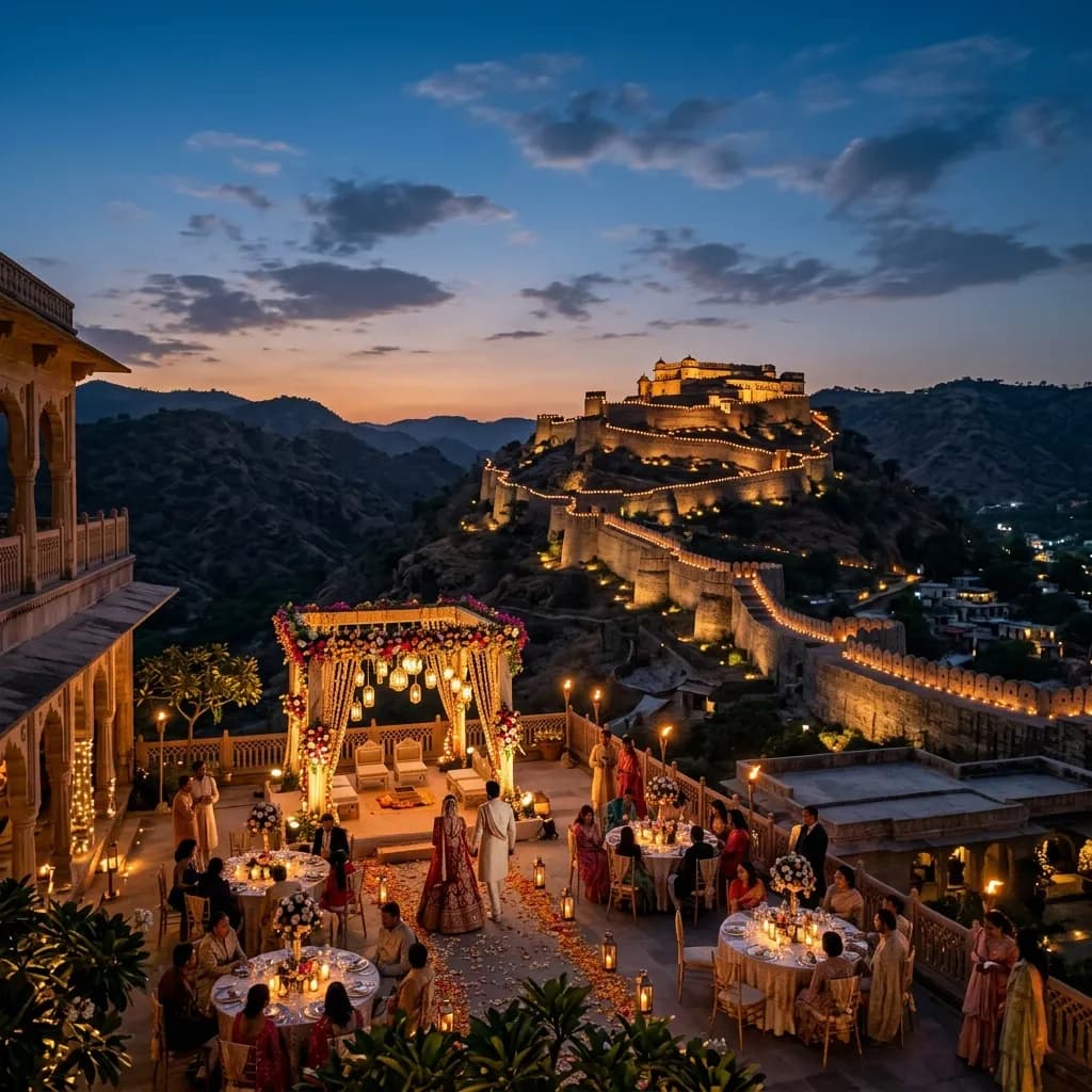 Best Anchor in Kumbhalgarh — The Great Fort Wall at twilight