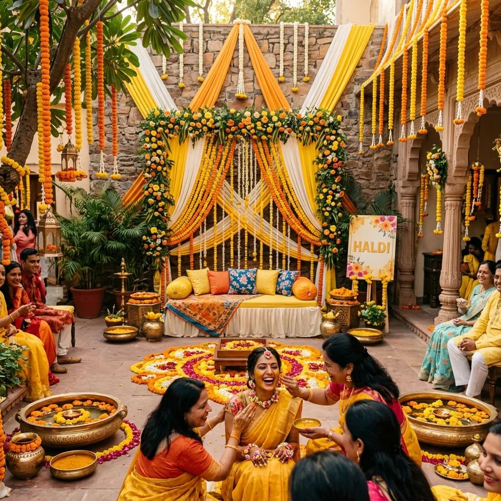 Haldi Decoration