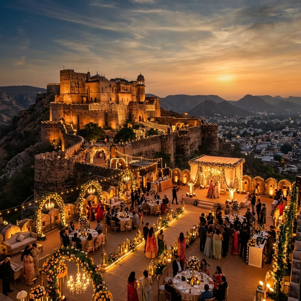 Best Anchor in Alwar — Neemrana Fort and Sariska landscape at twilight