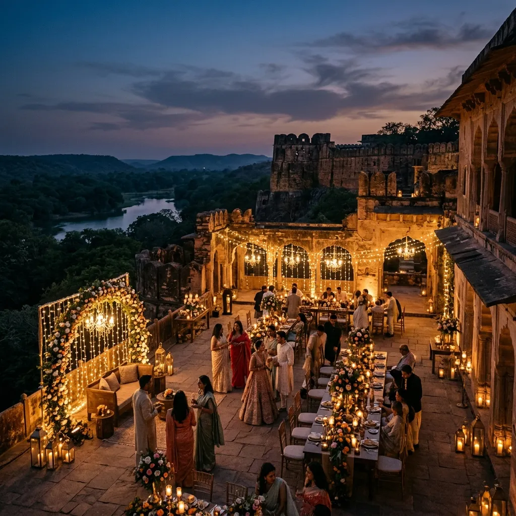 Best Anchor in Ranthambore — Jungle luxury tented camp at dusk