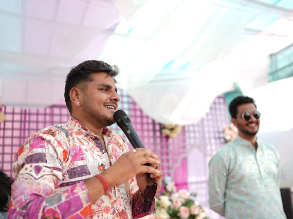 The Sangeet — best wedding anchor in Jaipur