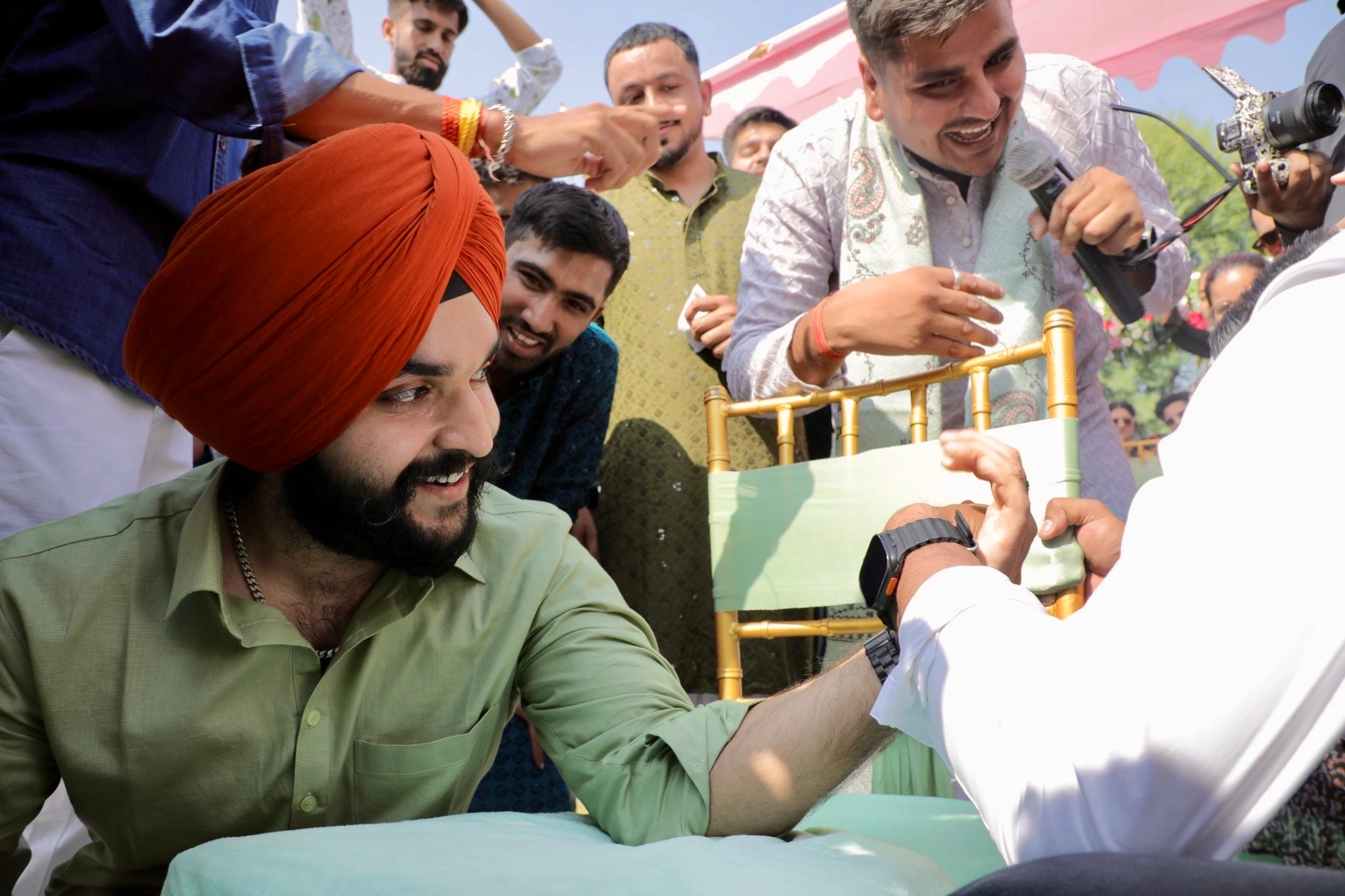 Sangeet anchor Jaipur high energy crowd