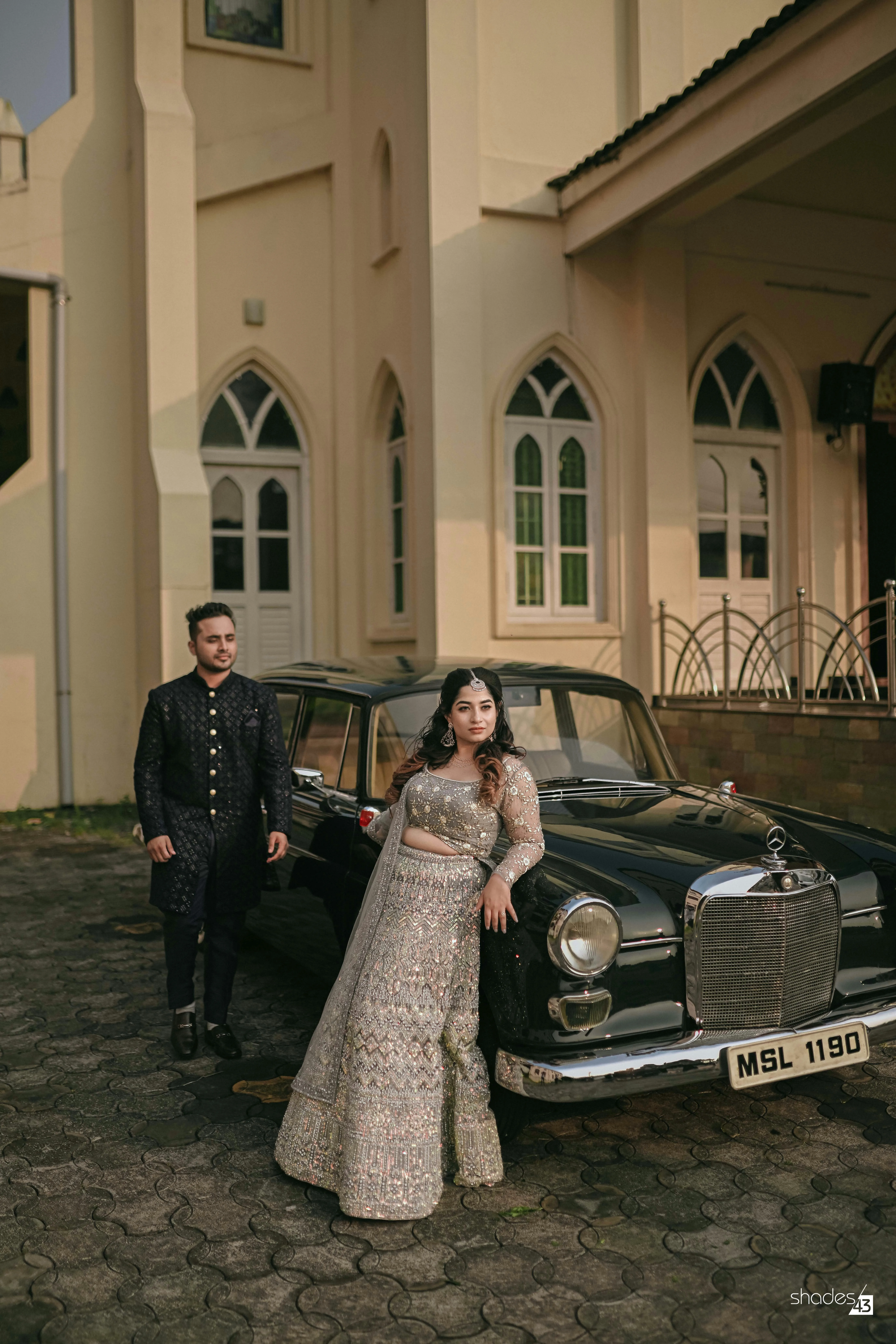 Luxury wedding car shoot